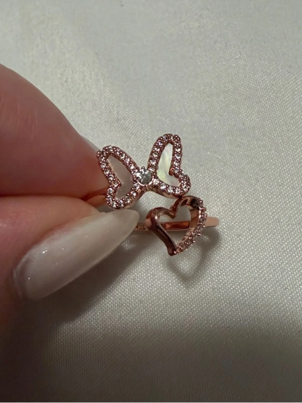butterfly disney ring selling for $25 size 8 women’s